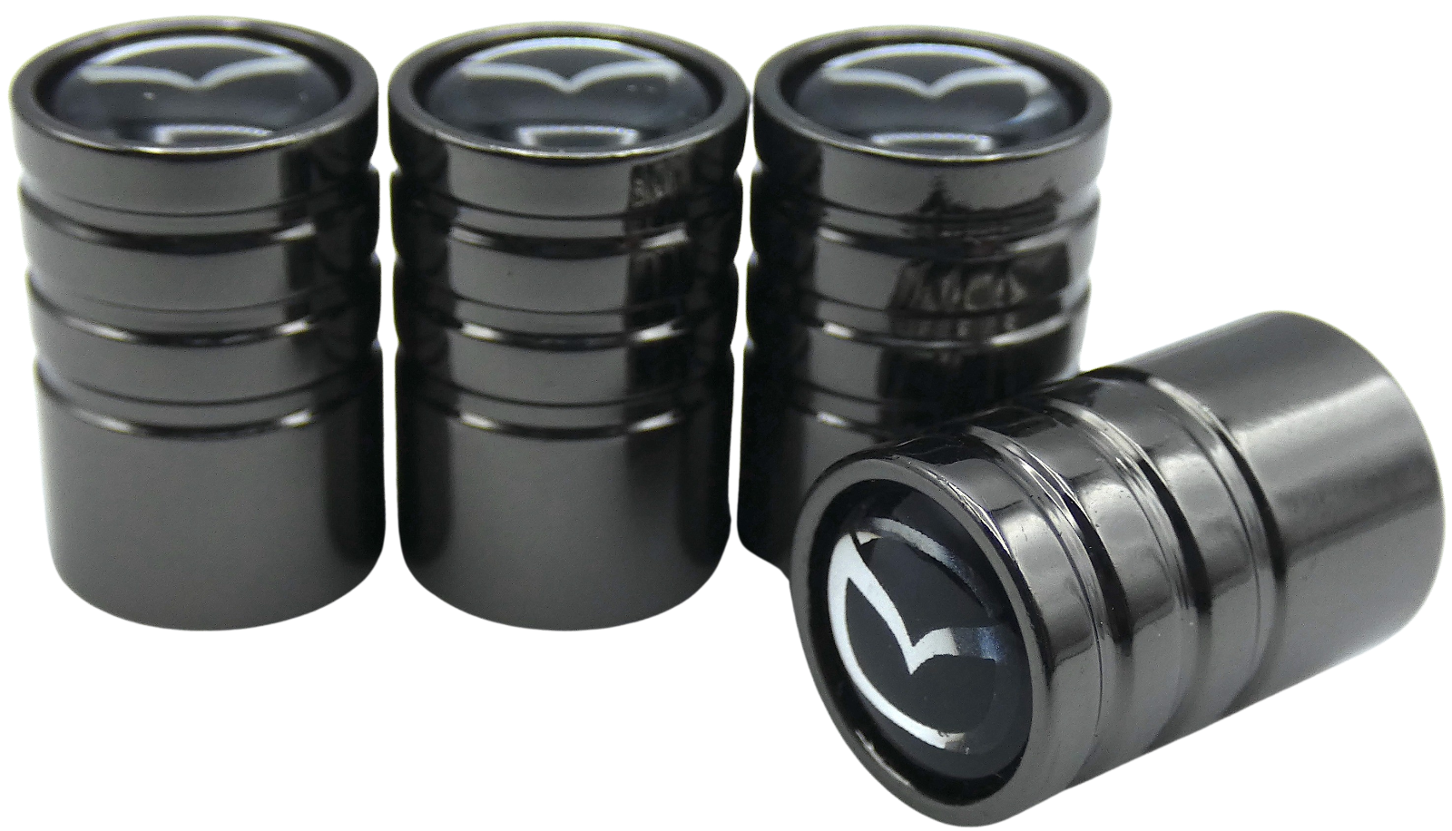 4x Mazda Tire Valve Stem Caps For Car, Truck Universal Fitting