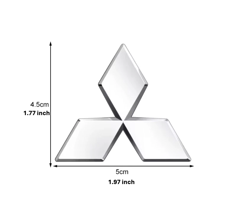 Emblema de volante para Mitsubishi ASX Lancer Eclipse Outlander L200 Mirage Foto 2 de 4