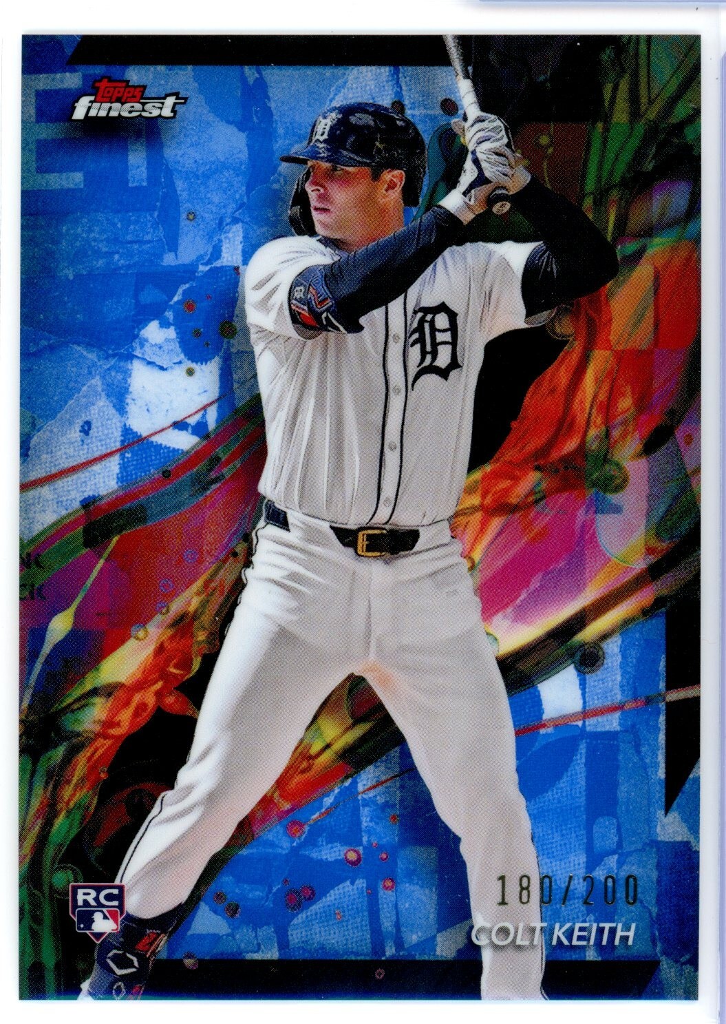 2024 Topps Finest COLT KEITH Blue Refractor RC #38 #ed/200 Tigers