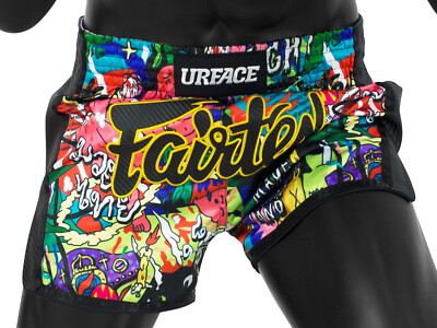 Fairtex URFACE ボクサーパンツ XL Fairtex X URFACE Boxing Muay Thai Shorts Artwork Custom Micro