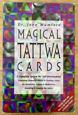 Magical Tattwa Sign Colour Cards In A Box + Complete System with Paperback Book
