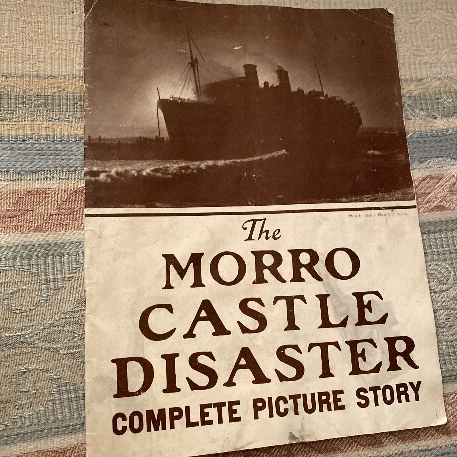 Rare original 1934 Morro Castle Ocean Liner Disaster Complete Picture Story Book
