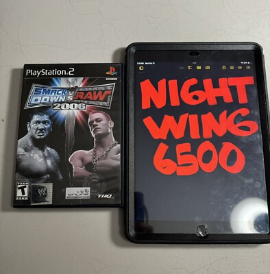 WWE SmackDown vs. Raw 2006 (Sony PlayStation 2 PS2) Complete Tested