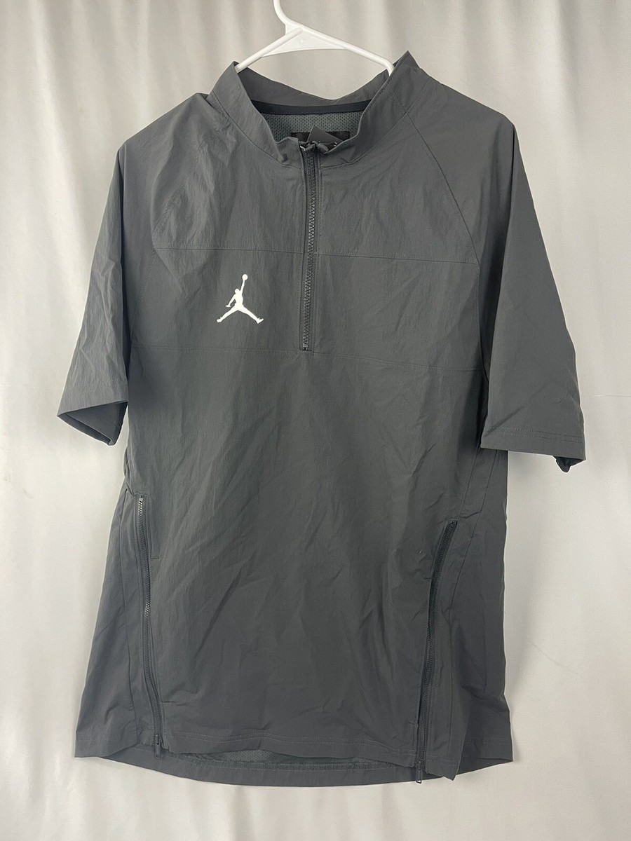 Nike Air Jordan Dri-Fit Woven Short Sleeve Jacket Gray