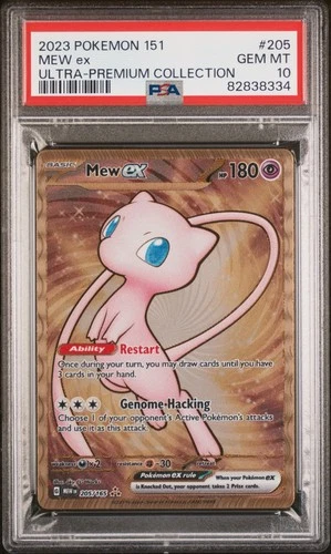 2023 POKEMON 151 ULTRA-PREMIUM COLLECTION #205 MEW EX PSA 10
