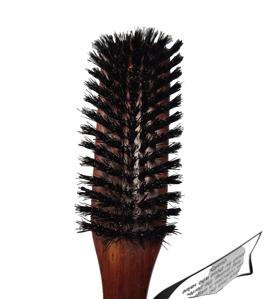 Cepillo de pelo potenciador del brillo Wigo *Mango de madera 100 % cerdas de jabalí #WG8007 nuevo Foto 3 de 4