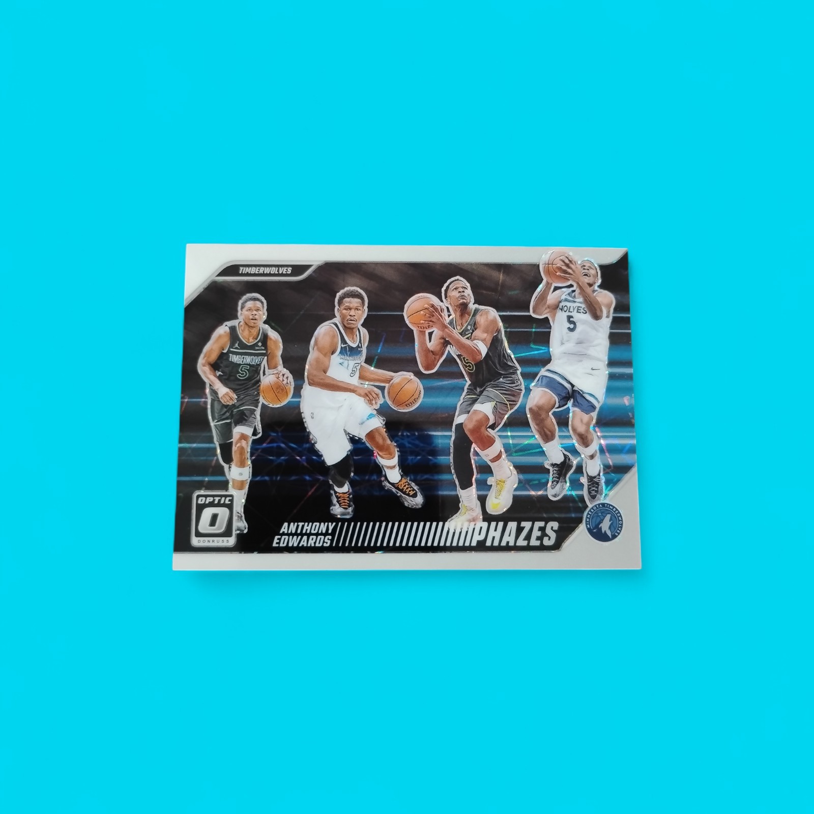 2024-25 Panini Donruss Optic Anthony Edwards Phazes SP Case Hit