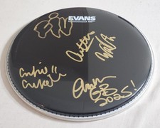 Gorilla Biscuits Autographed 12" Evans Black Drumhead