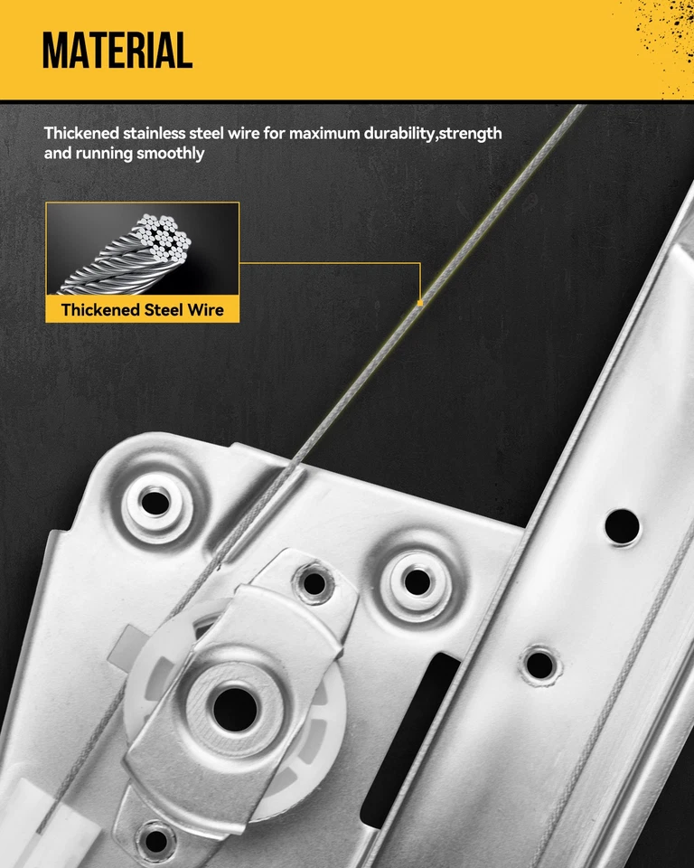 Regulador de ventana delantera izquierda con motor para Chevrolet Impala Limited 2014-2016 Foto 2 de 4