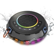 ION Audio HydroGroove Floating Bluetooth Party Speaker LED Light Water Speaker