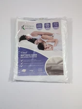 Hygea Natural 6 Gauge Vinyl Bed Bug Mattress/Box Spring Cover-XL Twin 39x80x9
