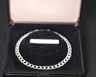 9 Carat White Gold Curb Chain Bracelet 6.1g