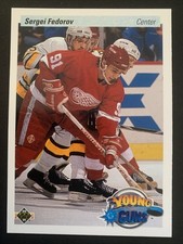 1990-91 Upper Deck: #525 Sergei Fedorov NM-MT OR BETTER