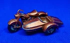 Vintage Matchbox Harley Davidson Motorcycle and Sidecar No. 66 Lesney 1960's