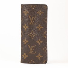 Louis Vuitton Monogram Glasses Case M62962 Auth Etui a Lunettes Simple Vintage