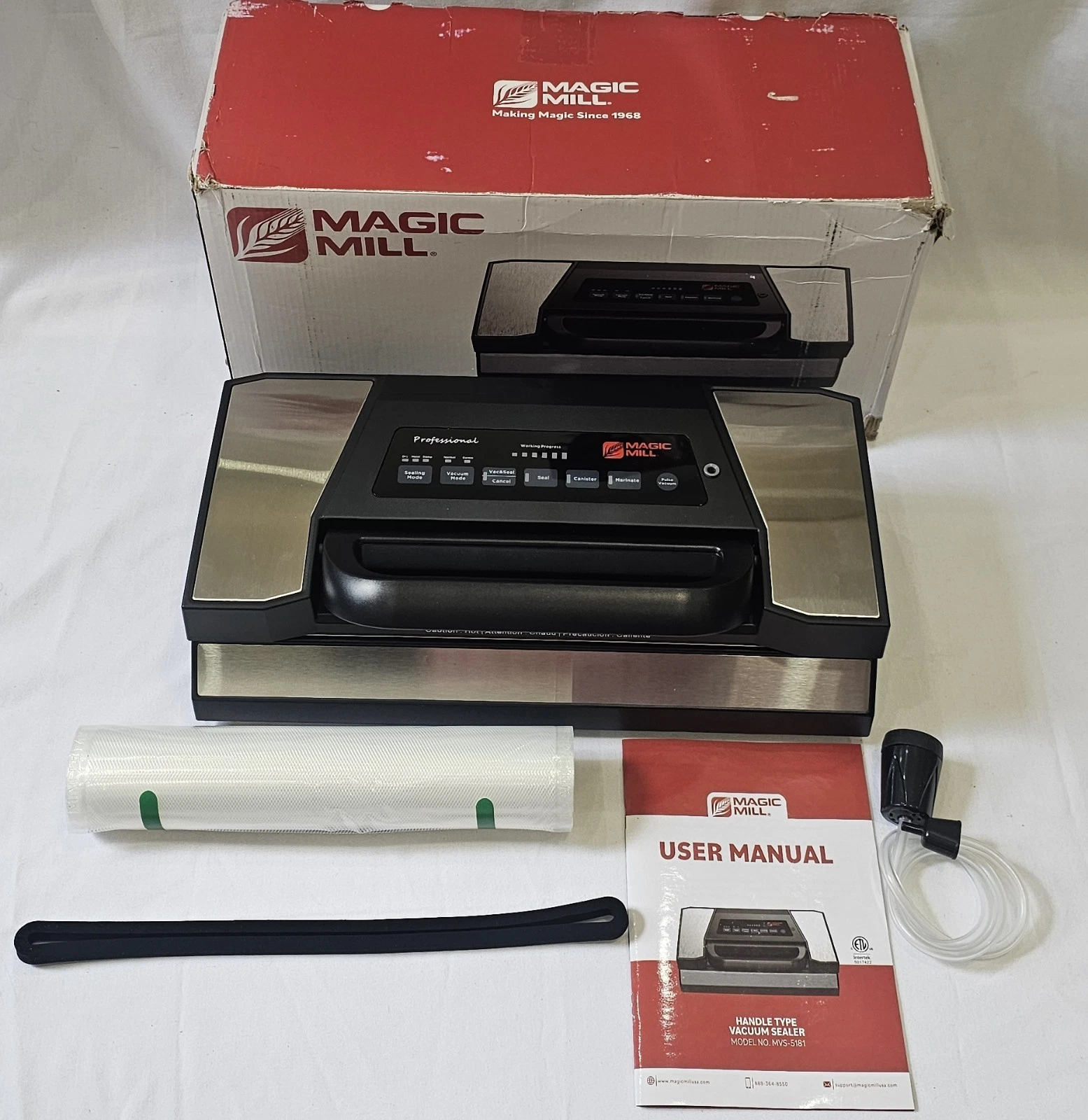Magic Mill Professional Vacuum Sealer Machine Pro, MVS-5181, open box