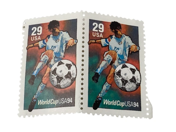 Lot of 5 Vintage 1992 World Cup USA 29 Cent Stamps - Mint Never Hinged - Image 3 of 4