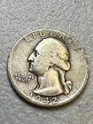 1942 D  WASHINGTON QUARTER   25 Cents Coin