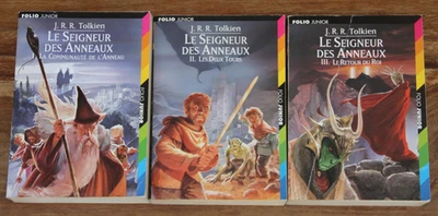 J.R.R. TOLKIEN - LE SEIGNEUR DES ANNEAUX - 3T - COMPLET - FOLIO JUNIOR - Photo 1/4