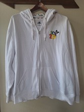 Disney Parks White 2020 Mickey Mouse Friends Zip-Up Hoodie Size 3X
