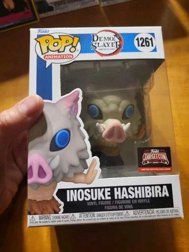Funko Pop Demon Slayer Inosuke Hashibira #1261 TARGET CON 2023 EXCLUSIVE READ