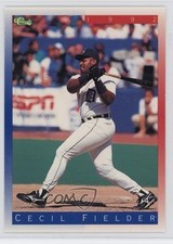 1992 Classic Update Blue/Red Travel Edition Cecil Fielder #T73 mx8