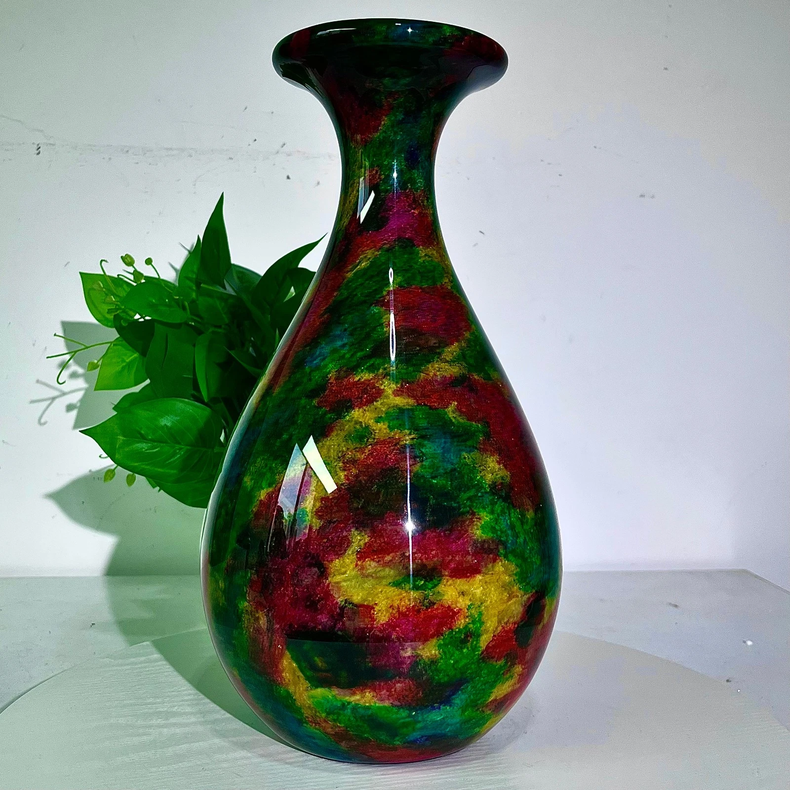 10.07LB Colorful Jade Flower Vase Series Decorative Processing Stone
Opens in a new window or tab