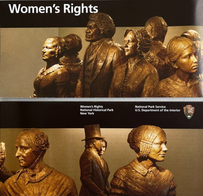 WOMEN'S RIGHTS NHP - NY   NATIONAL PARK SERVICE UNIGRID BROCHURE/MAP   GPO 2023