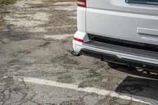 Maxton Design Diffusor Flaps passend f&uuml;r VW T6 schwarz Hochglanz