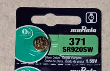 1 Pc SONY/Murata 371 SR920SW Silver Oxide Battery Use by Oct.2032 FREE SHIPPING