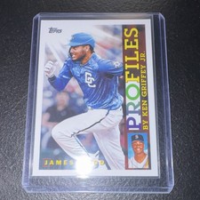 Topps75 2026 Profiles by Ken Griffey Jr. Insert #TP-15 James Wood Nationals Card
