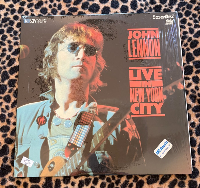 John Lennon Live in New York City Laserdisc NM shrink Beatles