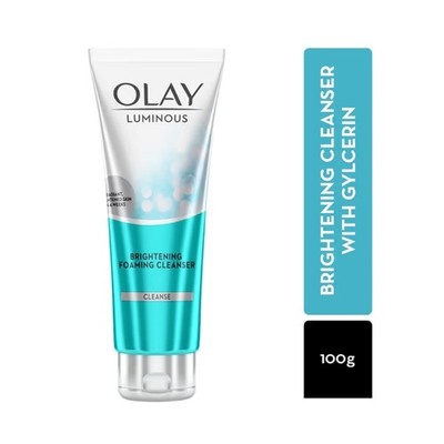 Olay Luminous Brightening Foaming Cleanser & Face Wash, Clear & Even Skin 100g