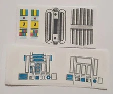 Vintage Star Wars Replacement Cloud Car Toy Stickers Peel & Stick No Need To Cut