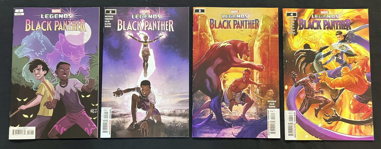 Marvel Legends Black Panther (2021-2022) #1-4 FULL Series VF/NM Free  Shipping | eBay