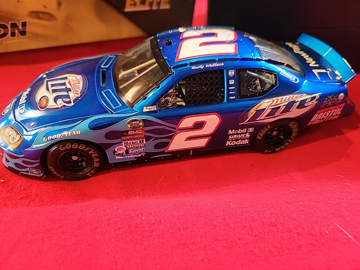 Action RCCA Elite Rusty Wallace /600 Miller 2005 Charger Bristol XRARE NASCAR #2