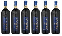 6 Flaschen Grand Sud Merlot, Vdp, Rot A 1 L Trocken 13% Vol.