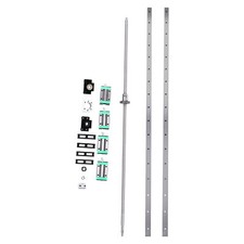 2PCP HGR20-1000mm Linear Guide Rail 1PCS SFU1605-1000mm Ballscrew with BF/BK12