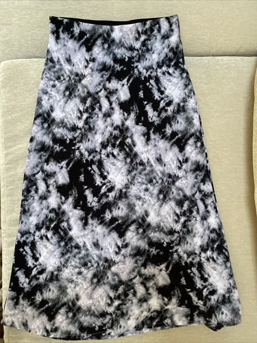Women’s Cute Midi Skirt Tie Dye Pull On Size Small