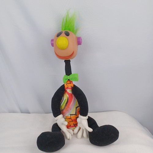 Jibba Jabba Jibber Jabber 1994 Ertl Toy Green Hair Noise Maker Vintage