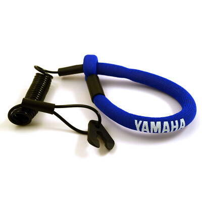 Yamaha New OEM Blue Waverunner Floating Wrist Lanyard, MWV-LANCD-98-12