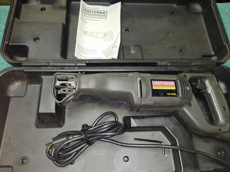 Craftsman Model 900.275020 Corded Reciprocating Saw 6.5 amps 2400 SPM