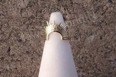 Rising Sun Celestial Ring Dainty Ring Sunrise Ring Minimalist Ring Jewelry