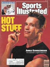 Sports Illustrated Magazine 1987 Dec 7 Arnold Schwarzenegger New Orleans Saints