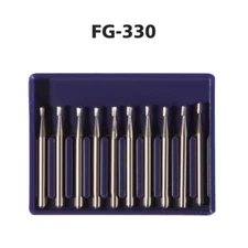 Dental Carbide Burs Tungsten Steel Bur FG # 330 Pear High Speed Handpiece 10/Box