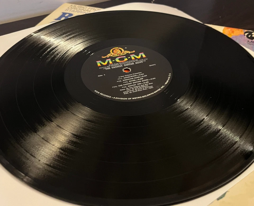 ROY ORBISON - Fastest Guitar Alive Soundtrack (1967) - 12" Vinyl Record LP - VG+ - Image 3 of 3