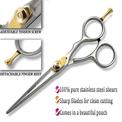 6,0 ZOLL FRISEUR FRISEURSCHERE EDELSTAHL FÜR KURZE & LANGE HAARE