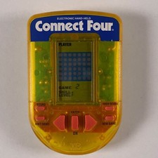 Handheld Electronic Game MB Milton Bradley Connect Four Tested Works B-B