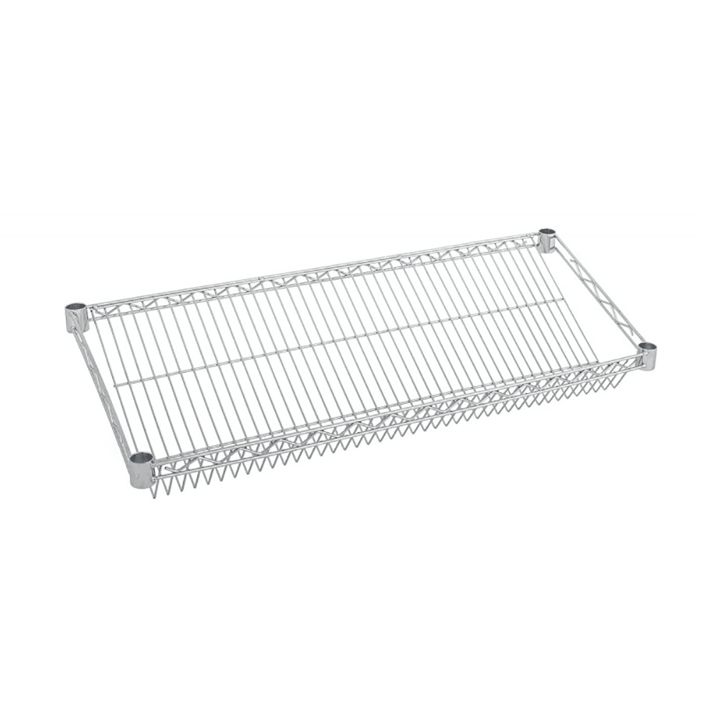 R933 - 18"" x 48"" Heavy Duty Chrome Wire Shelves - 457mm x 1220mm