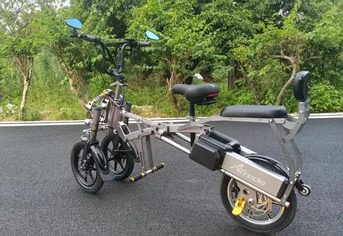 FREE SHIPPING Afredo S6 E-bike Tricycle Trike w 2x 48v Lithium  Batteries